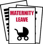 Maternity Leave Button 
